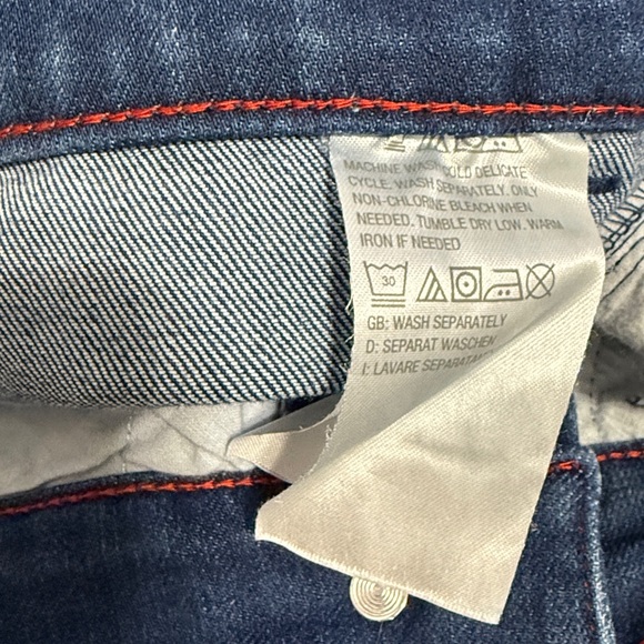 Peace Love World Dark Blue Straight Leg Jeans - Picture 9 of 10